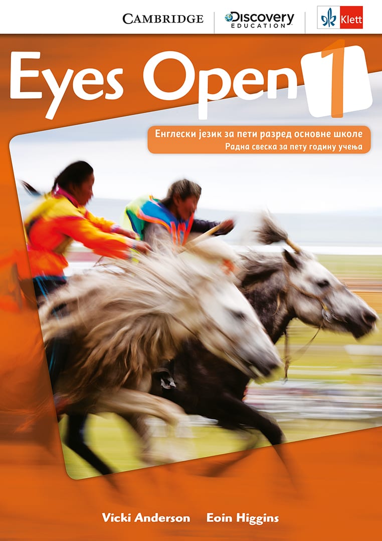 Polovni udžbenik Engleski jezik 5 - Radna sveska - Eyes open 1 Klett autor Emina Jeremić Mićović, Jelena Maksimović