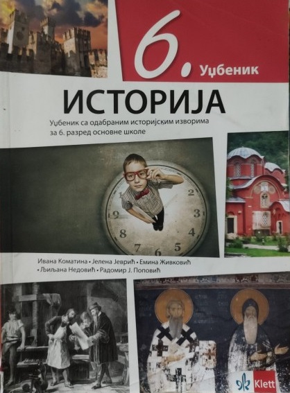 Polovni udžbenik Istorija 6 - Udžbenik (izdanje 2019) Klett autor Emina Živković, Ivana Komatina, Jelena Jevrić, Ljiljana Nedović, Radomir Popović