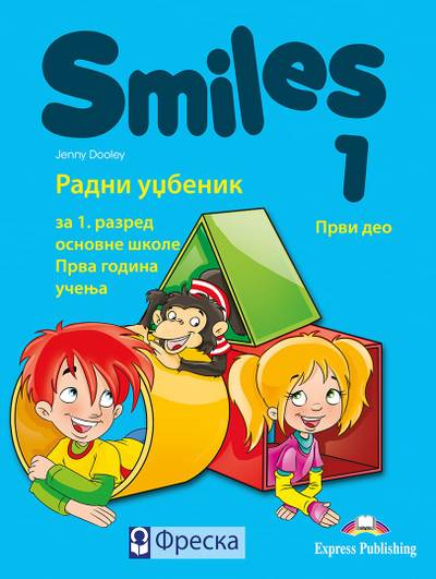 Nov udžbenik Engleski jezik 1 - Udžbenik - Smiles 1 (udžbenik iz 2 dela) Freska autor Jenny Dooley