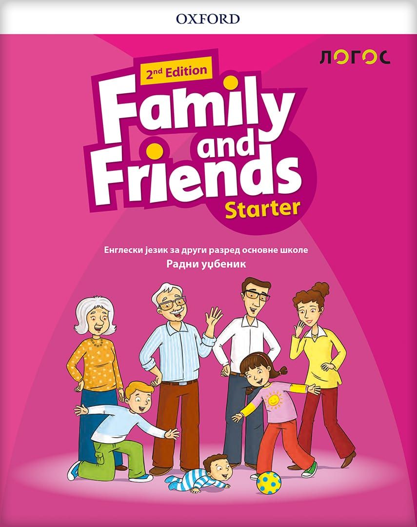 Nov udžbenik Engleski jezik 2 - Udžbenik - Family and friends 2 Logos autor Naomi Simons