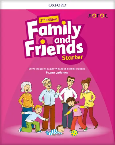 Nov udžbenik Engleski jezik 2 - Udžbenik - Family and friends 2 Logos autor Naomi Simons