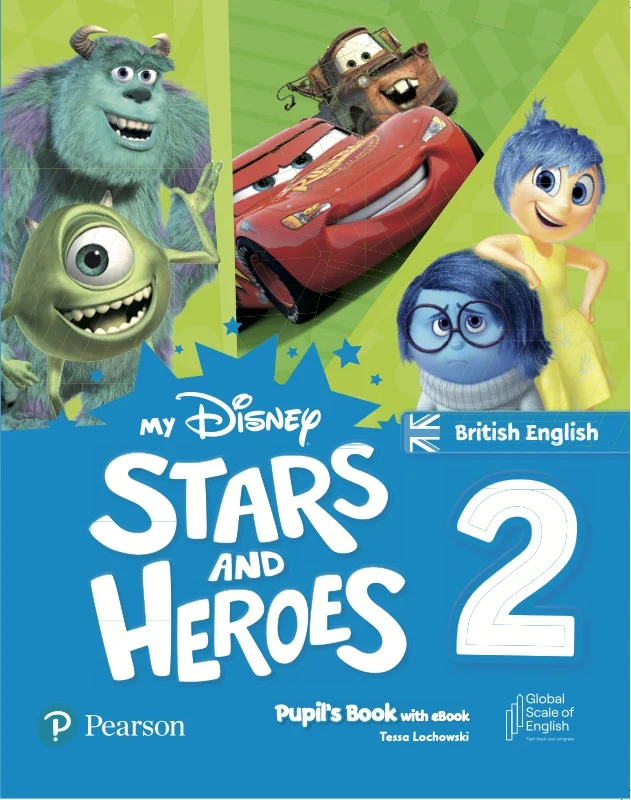Nov udžbenik Engleski jezik 2 - Udžbenik - My Disney stars and heroes 2 Akronolo autor Tessa Lochowski
