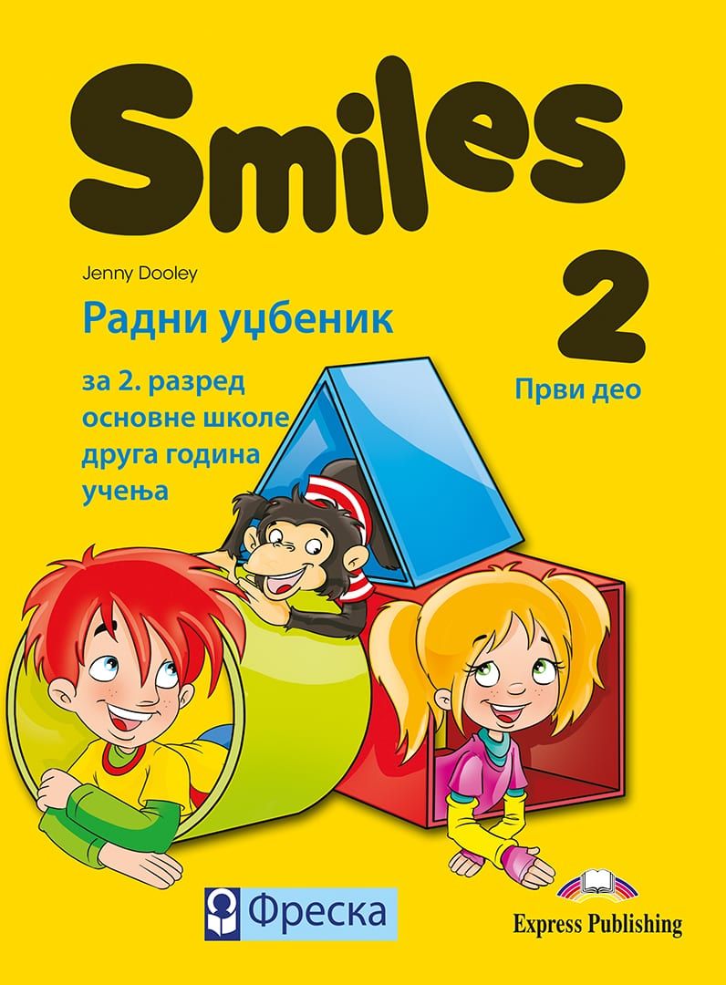 Nov udžbenik Engleski jezik 2 - Udžbenik - Smiles 2 (udžbenik iz 2 dela) Freska autor Jenny Dooley