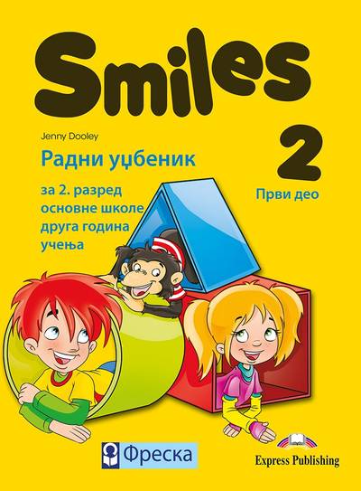 Nov udžbenik Engleski jezik 2 - Udžbenik - Smiles 2 (udžbenik iz 2 dela) Freska autor Jenny Dooley