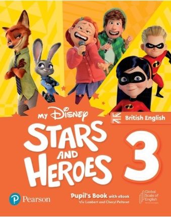 Nov udžbenik Engleski jezik 3 - Udžbenik - My Disney Stars and Heroes 3 Akronolo autor Cheryl Palteret, Viv Lambert