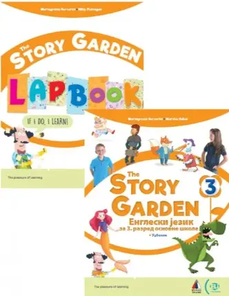 Nov udžbenik Engleski jezik 3 - Udžbenik - Story garden 3 (izdanje 2025) Vulkan autor Mariagracia Bertarini, Marta Huber