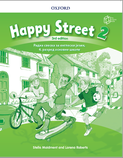 Nov udžbenik Engleski jezik 4 - Radna sveska - Happy street 2 Oxford autor Lorena Roberts, Stella Maidment
