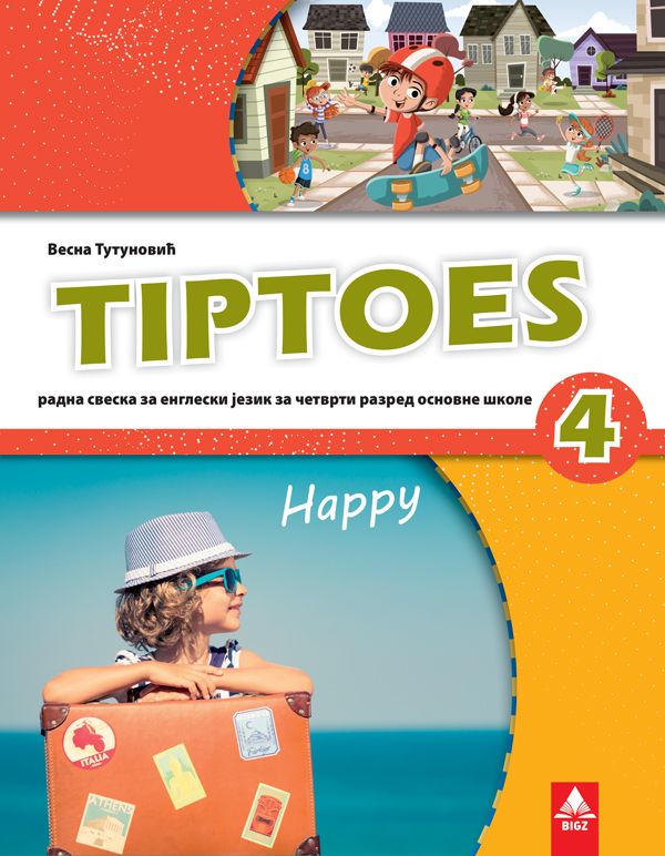 Nov udžbenik Engleski jezik 4 - Radna sveska - Tiptoes 4 Bigz autor Vesna Tutunović