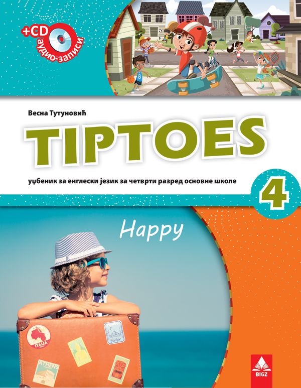 Nov udžbenik Engleski jezik 4 - Udžbenik - Tiptoes 4 Bigz autor Vesna Tutunović