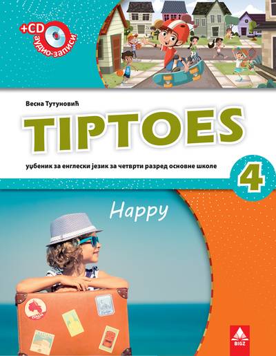 Nov udžbenik Engleski jezik 4 - Udžbenik - Tiptoes 4 Bigz autor Vesna Tutunović