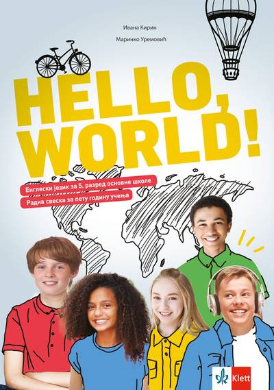 Polovni udžbenik Engleski jezik 5 - Radna sveska - Hello World 1 Klett autor Ivana Kirin, Marinko Uremović