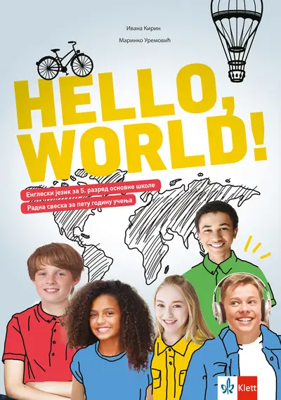 Polovni udžbenik Engleski jezik 5 - Radna sveska - Hello World 1 Klett autor Ivana Kirin, Marinko Uremović