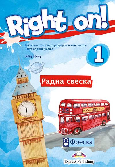 Polovni udžbenik Engleski jezik 5 - Right on 1 - Radna sveska Freska autor Jenny Dooley