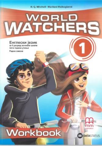 Polovni udžbenik Engleski jezik 5 - World watchers 1 - Radna sveska Data Status autor H. Q. Mitchell, Marileni Malkogianni