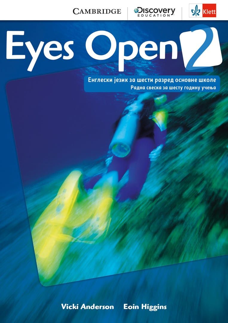 Polovni udžbenik Engleski jezik 6 - Radna sveska - Eyes open 2 Klett autor Eoin Higgins, Vicki Anderson