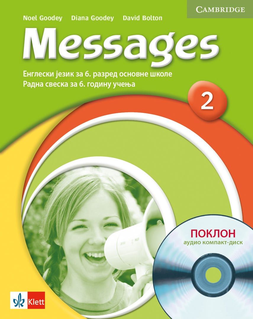 Polovni udžbenik Engleski jezik 6 - Radna sveska - Messages 2 Klett autor Diana Goodey, Noel Goodey