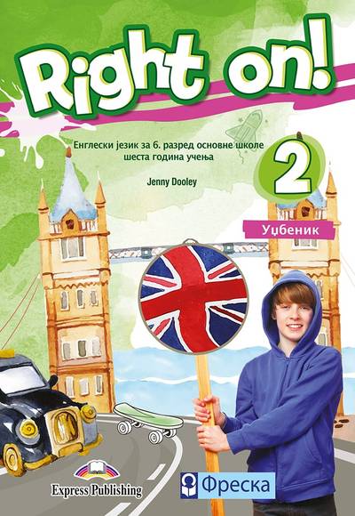 Polovni udžbenik Engleski jezik 6 - Right on 2 - Udžbenik Freska autor Jenny Dooley