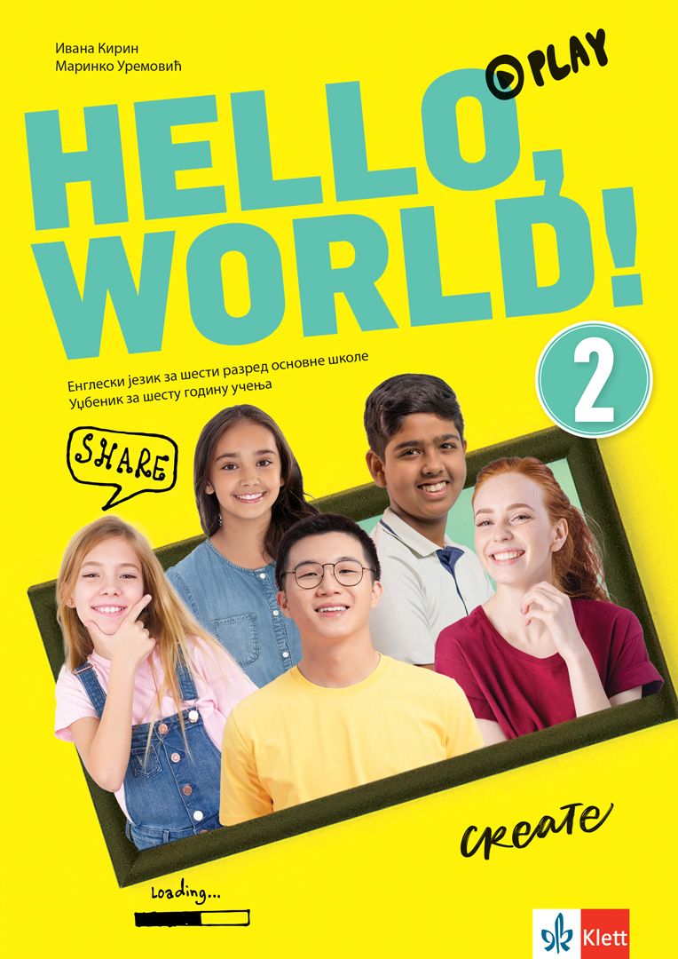 Polovni udžbenik Engleski jezik 6 - Udžbenik - Hello World 2 Klett autor Ivana Kirin, Marinko Uremović