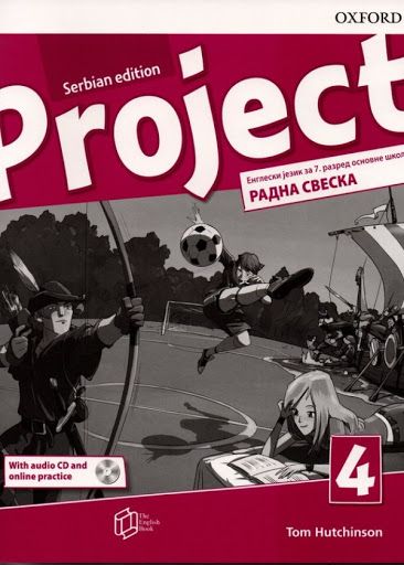 Polovni udžbenik Engleski jezik 7 - Radna sveska - Project 4, Forth edition Oxford autor Tom Hutchinson