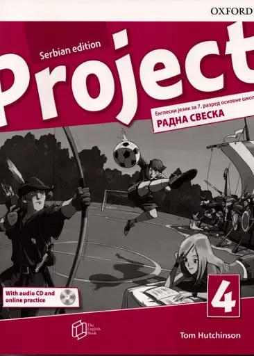 Polovni udžbenik Engleski jezik 7 - Radna sveska - Project 4, Forth edition Oxford autor Tom Hutchinson