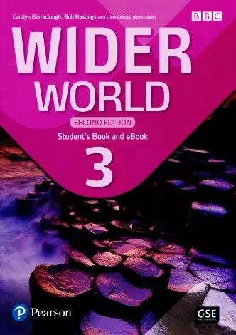 Polovni udžbenik Engleski jezik 7 - Udžbenik - Wider world 3 second edition Akronolo autor Bob Hastings, Carolyn Barraclough