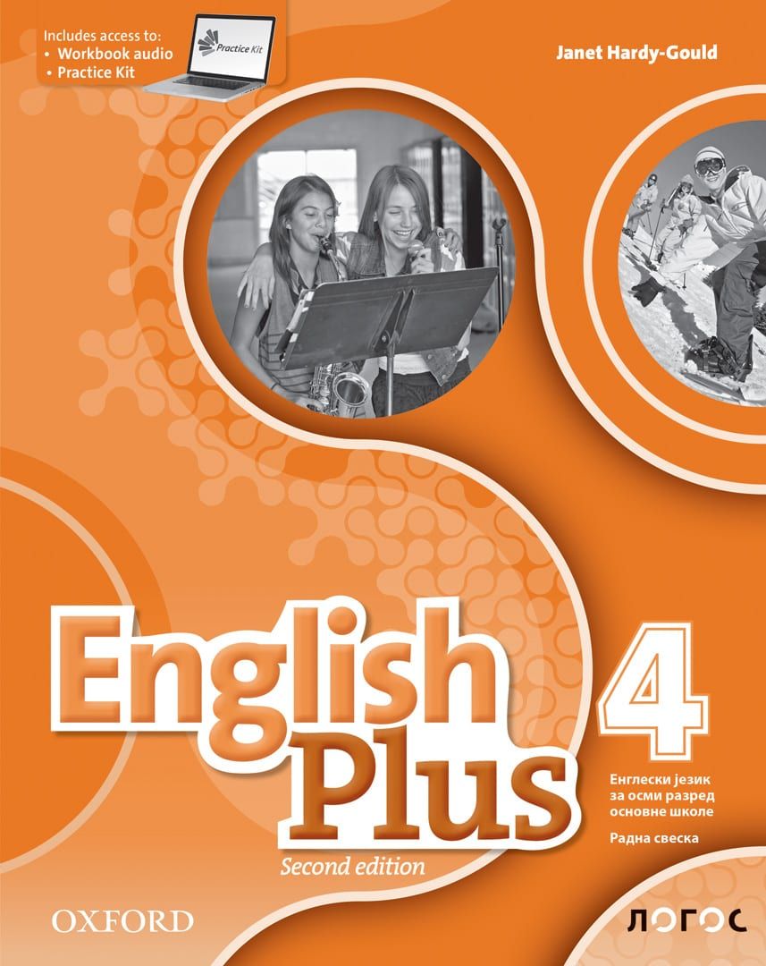 Polovni udžbenik Engleski jezik 8 - Radna sveska - English plus 4 second edition Logos autor Dženet Hardi Guld