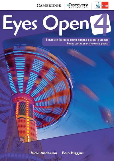 Polovni udžbenik Engleski jezik 8 - Radna sveska - Eyes open 4 Klett autor Ben Goldstein, Ceri Jones, Vicki Anderson