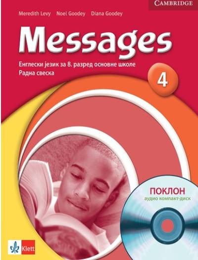 Polovni udžbenik Engleski jezik 8 - Radna sveska - Messages 4 Klett autor Diana Goodey, Meredith Levy, Noel Goodey