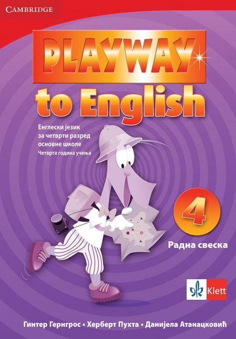 Nov udžbenik Engleski jezik - Radna sveska - Playway to english 4 Klett autor Danijela Atanacković, Ginter Gerngros, Herbert Puhta
