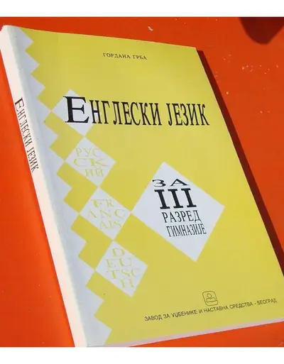 Nov udžbenik Engleski jezik za 3. razred gimnazije Zavod za udžbenike autor Gordana Grba