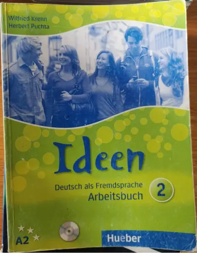 Nov udžbenik Ideen 2, radna sveska iz nemačkog jezika za 2. godinu srednje škole Heuber autor Herbert Puchta, Wilfried Krenn