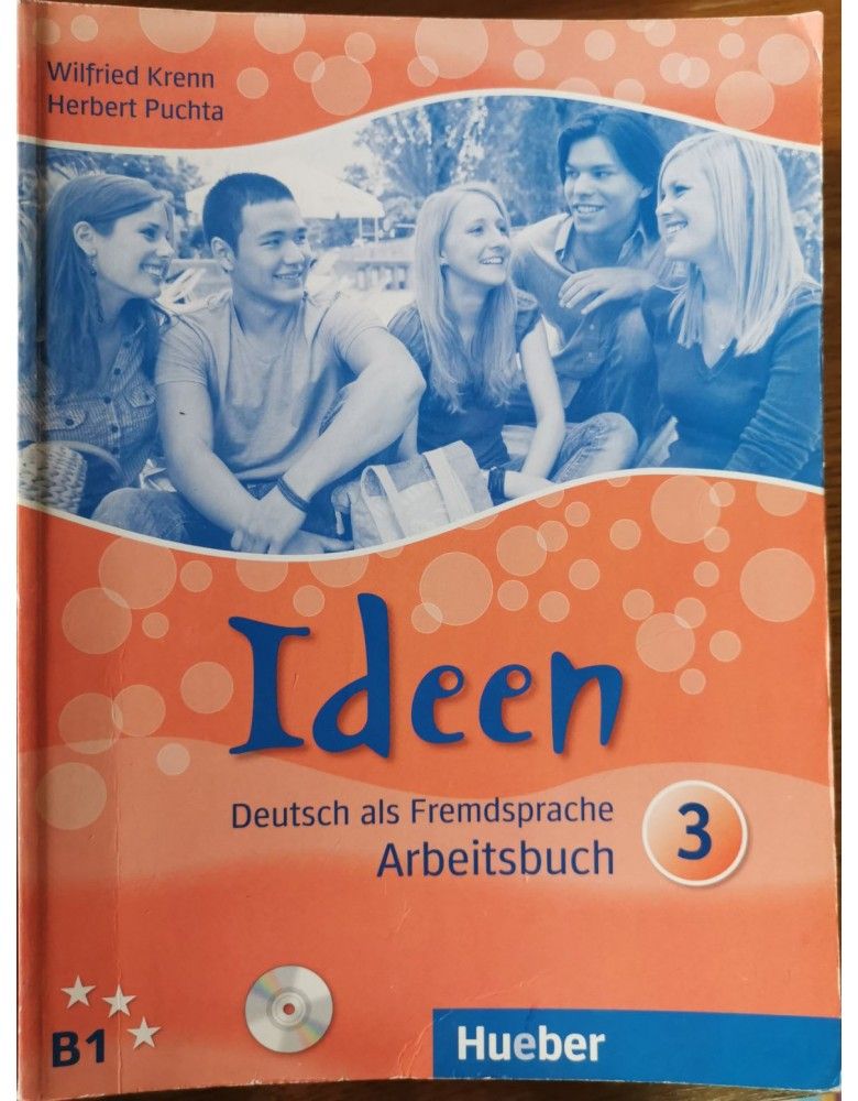 Nov udžbenik Ideen 3, radna sveska iz nemačkog jezika za 3. godinu srednje škole Heuber autor Herbert Puchta, Wilfried Krenn