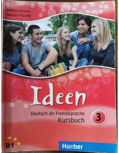 Nov udžbenik Ideen 3, udžbenik iz nemačkog jezika za 3. godinu srednje škole Heuber autor Herbert Puchta, Wilfried Krenn