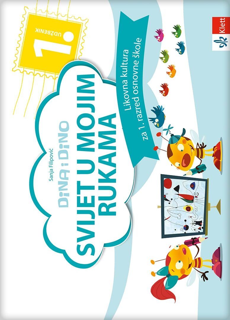 Nov udžbenik Likovna kultura 1 - Udžbenik (izdanje 2018) Klett autor Sanja Filipović