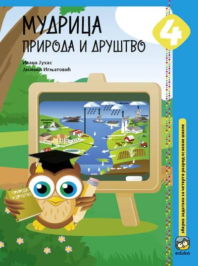 Nov udžbenik Mudrica 4 - Priroda i društvo Eduka autor Ivana Juhas, Jasmina Ignjatović