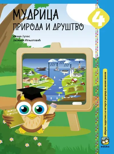 Nov udžbenik Mudrica 4 - Priroda i društvo Eduka autor Ivana Juhas, Jasmina Ignjatović