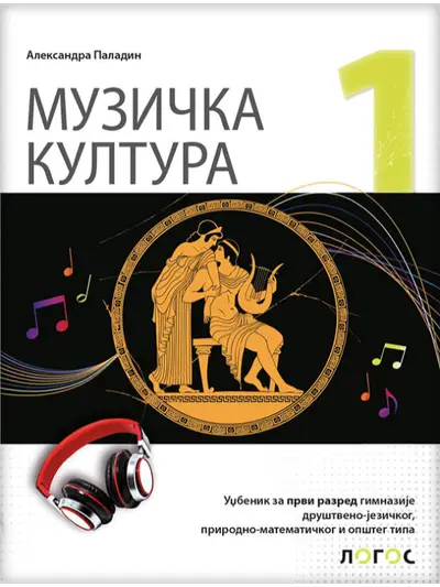 Nov udžbenik Muzička kultura 1, Udžbenik za 1. razred gimnazije Logos autor Aleksandar Paladin