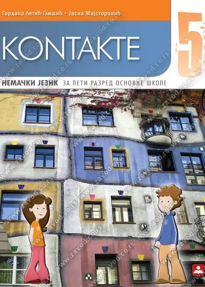 Polovni udžbenik Nemački jezik 5 - Kontakte 5 - Udžbenik Zavod za udžbenike autor Gordana Letić-Glišić, Jasna Majstorović