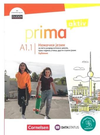 Polovni udžbenik Nemački jezik 5 - Prima aktiv A1.1 - Udžbenik Data Status autor Anjali Kothari, Friederike Jin, Sabine Jentges