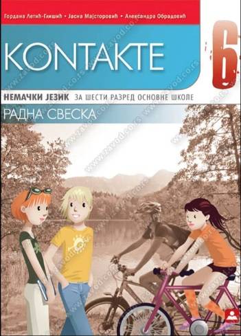 Polovni udžbenik Nemački jezik 6 - Kontakte 6 - Radna sveska Zavod za udžbenike autor Aleksandra Obradović, Gordana Letić-Glišić, Jasna Majstorović