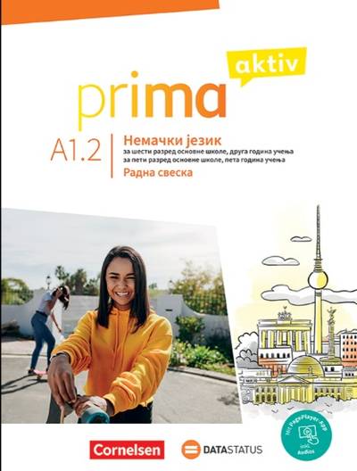 Polovni udžbenik Nemački jezik 6 - Prima aktiv A1.2 - Radna sveska Data Status autor Anjali Kothari, Friederike Jin, Sabine Jentges