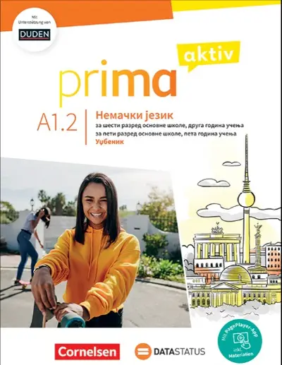 Polovni udžbenik Nemački jezik 6 - Prima aktiv A1.2 - Udžbenik Data Status autor Anjali Kothari, Friederike Jin, Sabine Jentges