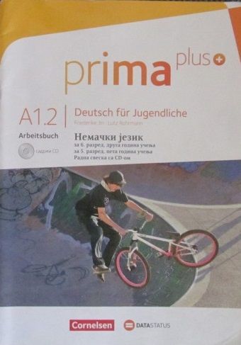 Polovni udžbenik Nemački jezik 6 - Prima plus A1.2 - Radna sveska Data Status autor Frederike Jin, Lutz Rohrmann