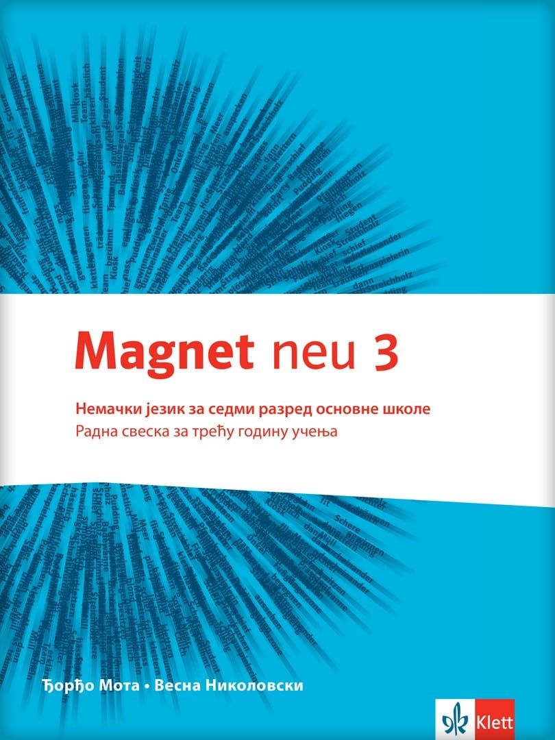 Polovni udžbenik Nemački jezik 7 - Radna sveska - Magnet neu3 Klett autor Đorđo Mota, Vesna Nikolovski