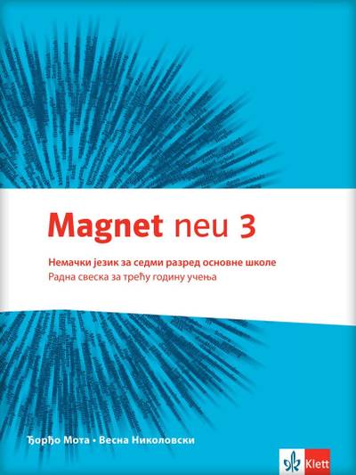 Polovni udžbenik Nemački jezik 7 - Radna sveska - Magnet neu3 Klett autor Đorđo Mota, Vesna Nikolovski