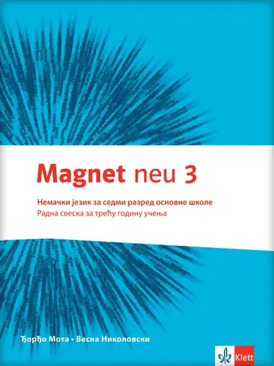 Polovni udžbenik Nemački jezik 7 - Radna sveska - Magnet neu3 Klett autor Đorđo Mota, Vesna Nikolovski