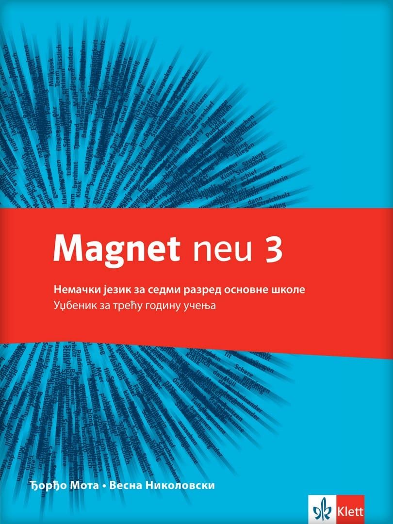 Polovni udžbenik Nemački jezik 7 - Udžbenik - Magnet neu3 Klett autor Đorđo Mota, Vesna Nikolovski