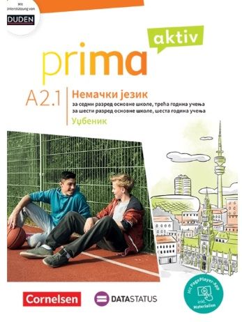 Polovni udžbenik Nemački jezik 7 - Udžbenik - Prima aktiv A2.1 Data Status autor Anjali Kothari, Friederike Jin, Robson Carapeto-Conceição, Sabine Jentges