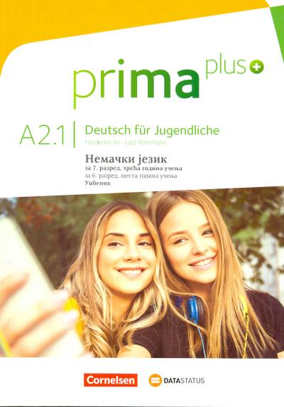 Polovni udžbenik Nemački jezik 7 - Udžbenik - Prima plus A2.1 Data Status autor Frederike Jin, Lutz Rohrmann