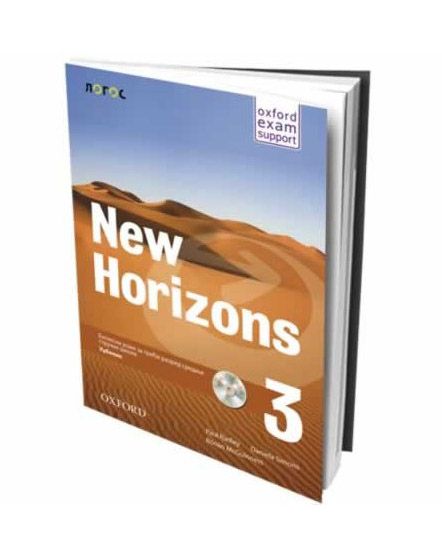 Nov udžbenik New Horizons 3 - udžbenik za 3. razred srednje stručne škole Logos autor Daniela Simons, Paul Radley